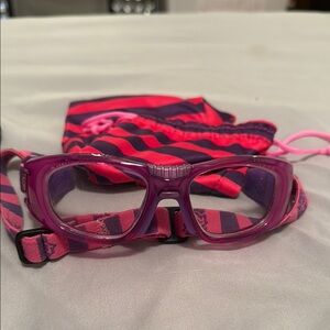 Kids Pink and Purple Swim Goggles